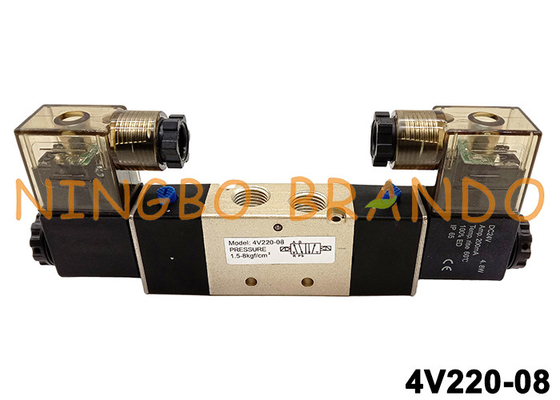 tipo 1/4&quot; di 4V220-08 Airtac elettrovalvola a solenoide pneumatica DC24V DC24V
