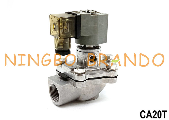 Impulso Jet Diaphragm Valve 24VDC 220VAC del collettore di polveri del ″ dell'angolo retto 3/4 di CA20T
