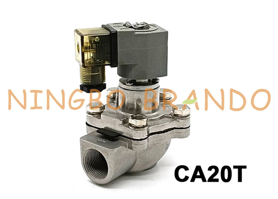 Il tipo l'impulso Jet Valve Solenoid Threaded Right di CA20T Goyen inclina la serie di T