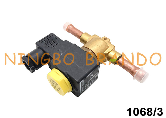 3/8&quot; elettrovalvola a solenoide di refrigerazione della lega per saldatura Castel Type 1068/3