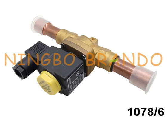 1078/6 di 3/4" elettrovalvola a solenoide di saldatura di refrigerazione Castel Type