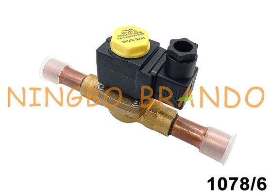 1078/6 di 3/4" elettrovalvola a solenoide di saldatura di refrigerazione Castel Type