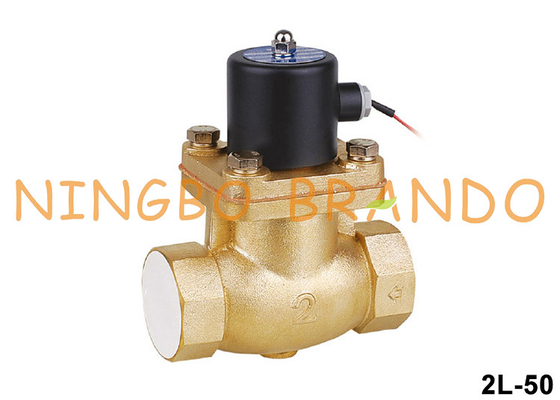 2L-50 2&quot; corpo d'ottone 220VAC della guarnizione dell'elettrovalvola a solenoide del vapore DN50 PTFE