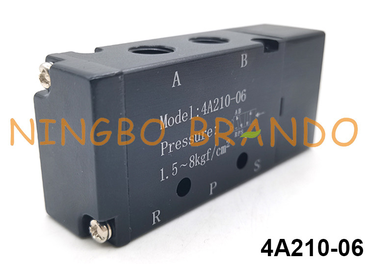 tipo posizione pneumatica di Airtac di modo 4A210-06 5/2 di modo 2 di Valve Assembly 5 del pilota dell'aria