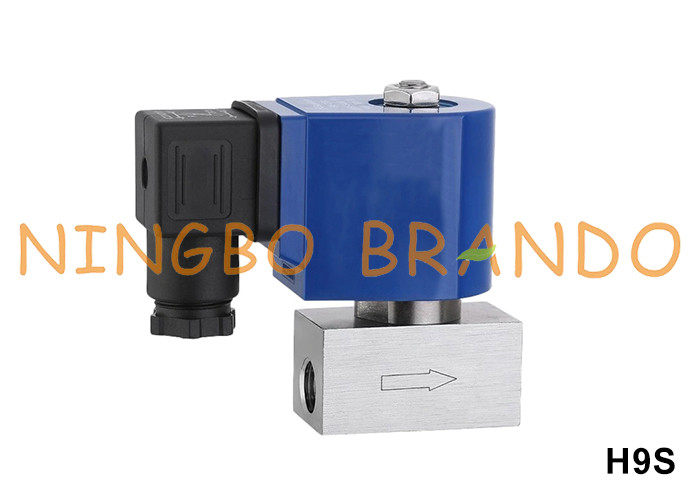 150 bar Valvola solenoide ad alta pressione in acciaio inossidabile 1/8' 1/4' 3/8' 1/2' 24V 220V