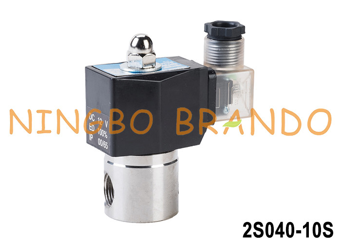 2S040-10 3/8' acqua aria olio in acciaio inossidabile valvola solenoide 12V 24V 110V 220V