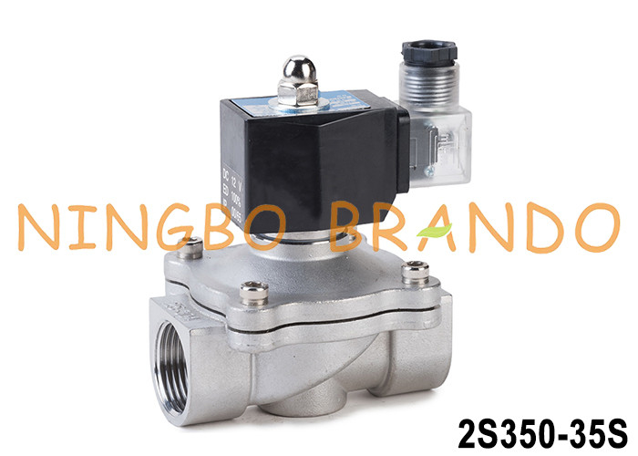 2S350-35 1-1/4'' 2 Way NC Valve in acciaio inossidabile per l'acqua e l'olio d'aria 24V 220V