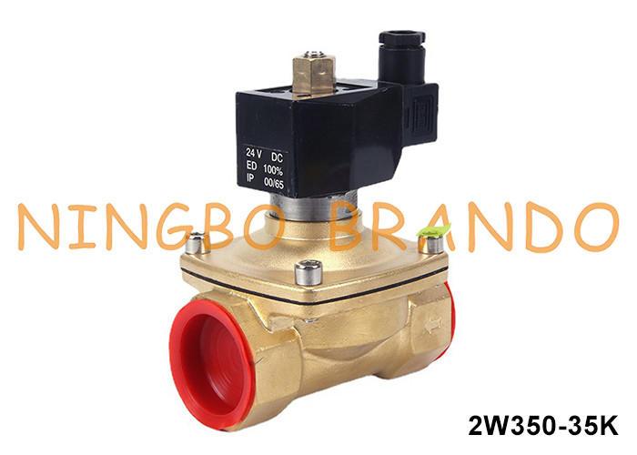 1-1/4' due vie di ottone normalmente aperto Valvola solenoide ad acqua 220V 110V 24V 12V