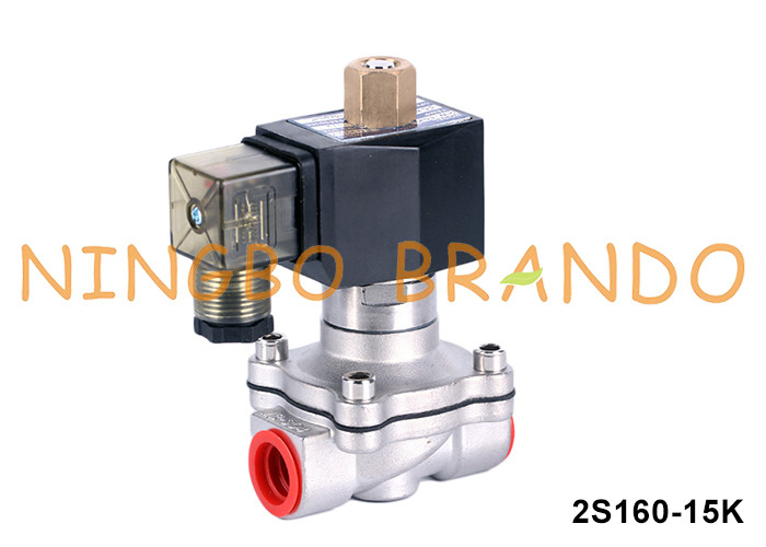 1/2'' 2 Way Normalmente Acqua Aperta Valvola Solenoide In Acciaio Inossidabile 220V 110V 24V 12V