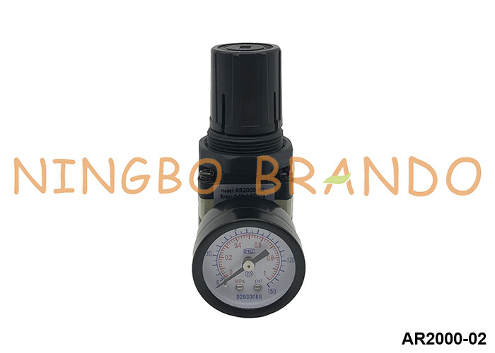 AR2000-02 regolatore pneumatico di pressione dell'aria di tipo SMC con diametro 1/4'' 10 bar