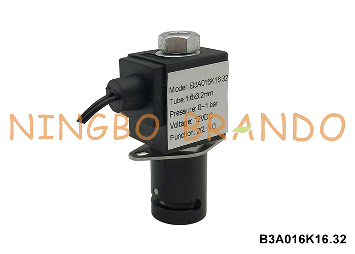Elettrovalvola a pinza normalmente aperta per tubi da 3,2 mm, 12V 24V 110V 220V