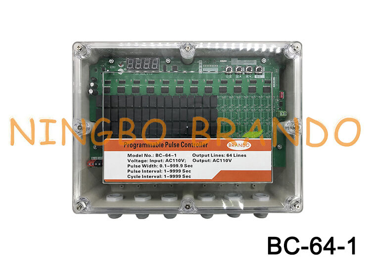 110VAC Input 110VAC Output 64 linee Pulse Valve Controller per raccoglitore di polvere