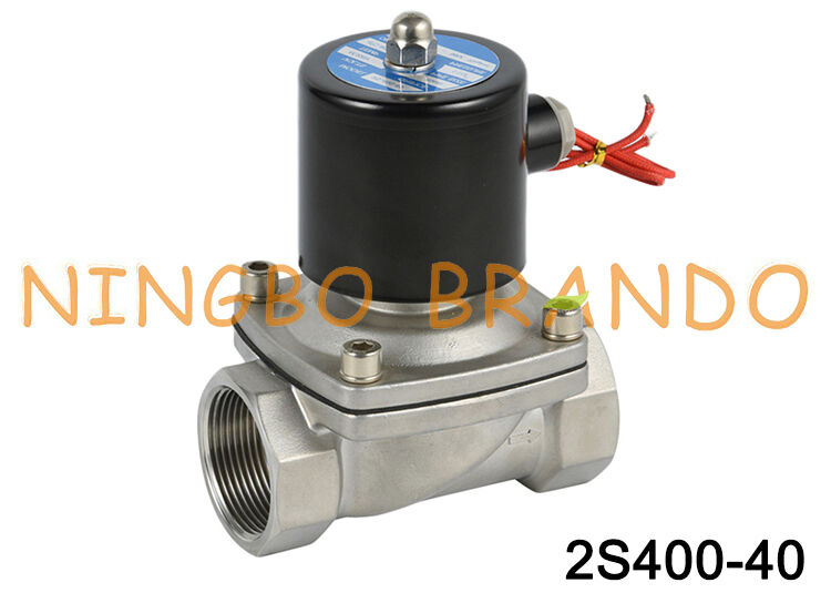2S400-40 SUW-40 Elettrovalvola a solenoide in acciaio inossidabile NC da 1-1/2" 1,5" pollici