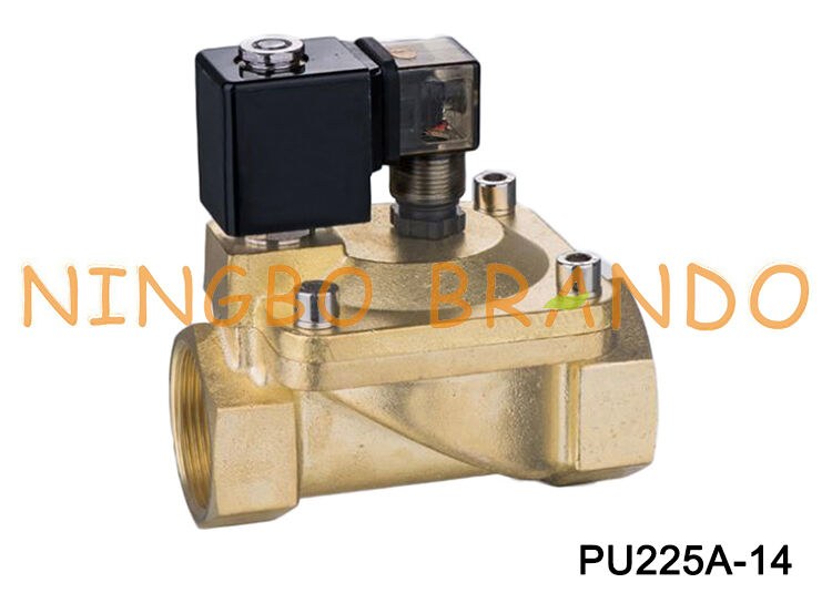 PU225A-14 SHAKO Tipo 1.5" Elettrovalvola in ottone AC220V AC110V DC24V