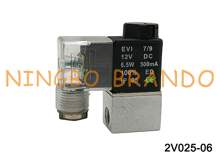 Elettrovalvola a 2 vie tipo Airtac 2V025-06 1/8'' 12VDC DC 12V