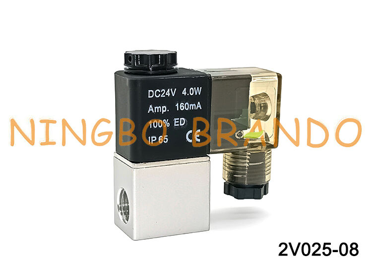 AIRTAC Tipo 2V025-08 Elettrovalvola pneumatica normalmente chiusa 12V 24V 220V