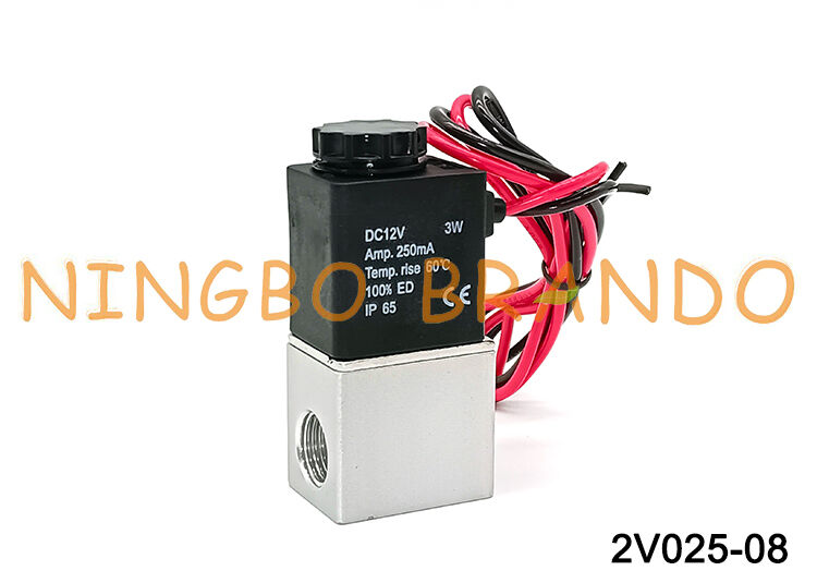 Elettrovalvola a 2 vie AIRTAC Tipo 2V025-08 Cavi volanti da 1/4"