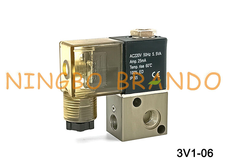 3V1 Series Solenoid Valve 3/2 way Airtac Type 3V1-06 Solenoid Air Valve