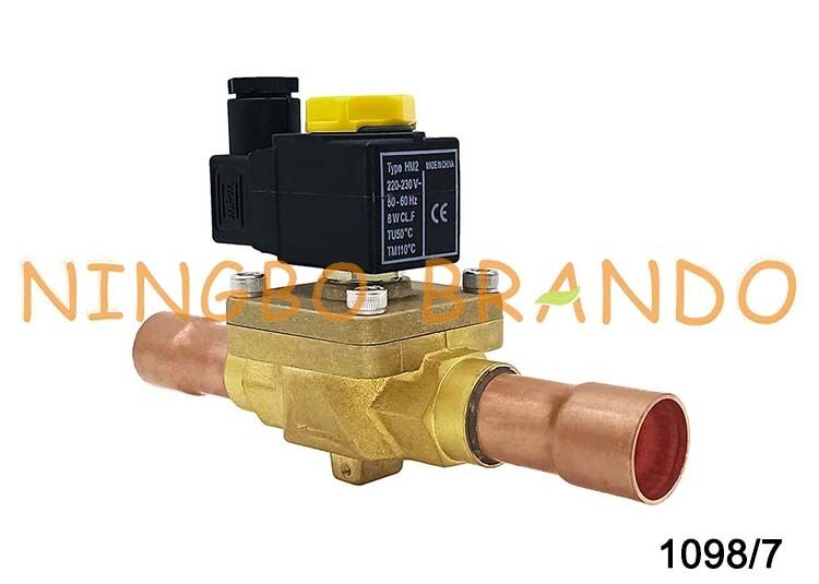 1098/7 Tipo Castel Valvola solenoidale normalmente chiusa 7/8" Solda 1098/7A7