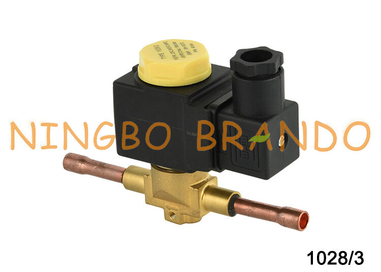 Elettrovalvola di refrigerazione Castel Tipo 1028/3 A saldare 3/8'' 220V HM2