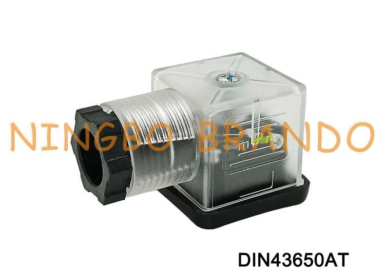 Connettore bobina elettrovalvola DIN43650A 18mm DIN 43650 trasparente tipo A