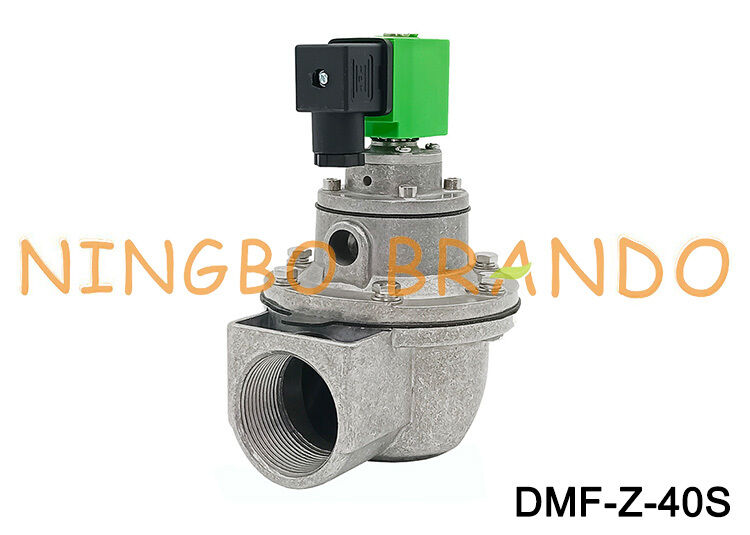 Valvola a membrana DMF-Z-40S Valvola a impulsi elettromagnetici con filettatura G1-1/2" ad angolo retto