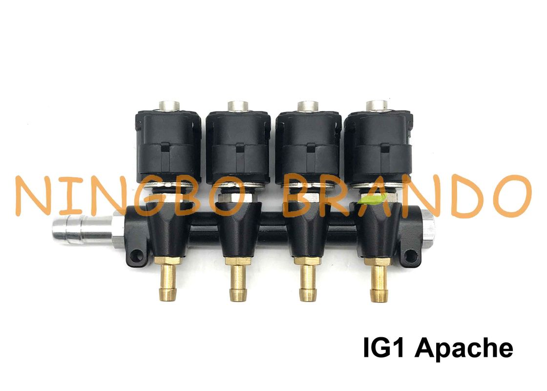 Tipo 3 ferrovia della FERROVIA/OMB di DC12V dell'iniettore del cilindro IG1 Apache di ohm 4 nel sistema sequenziale di GPL CNG