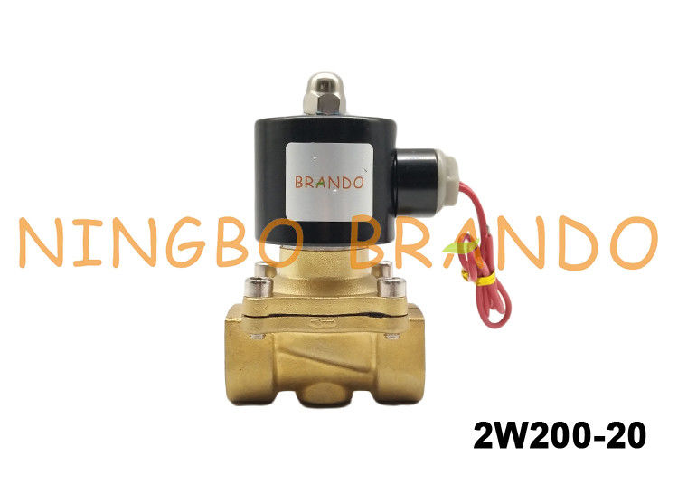 3/4&quot; tipo elettrovalvola a solenoide di UNI-D d'ottone di UW-20 2W200-20 per l'olio del gas d'acqua