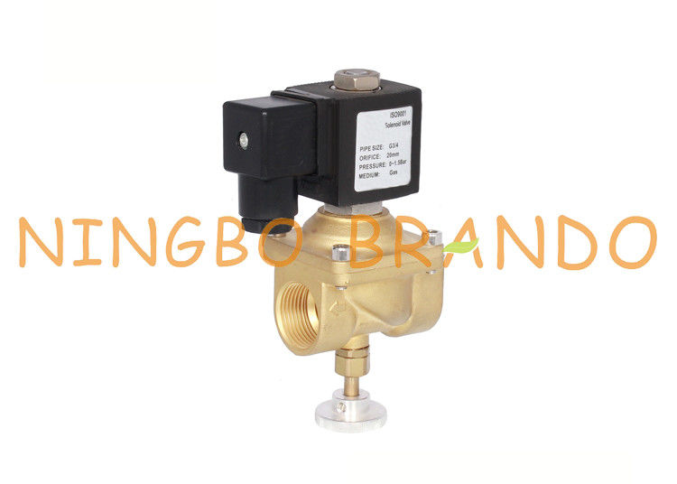 1/2» 3/4&quot; 1&quot; manualmente elettrovalvola a solenoide bassa regolabile per il gas di carbone naturale 12VDC 24VDC 230VAC
