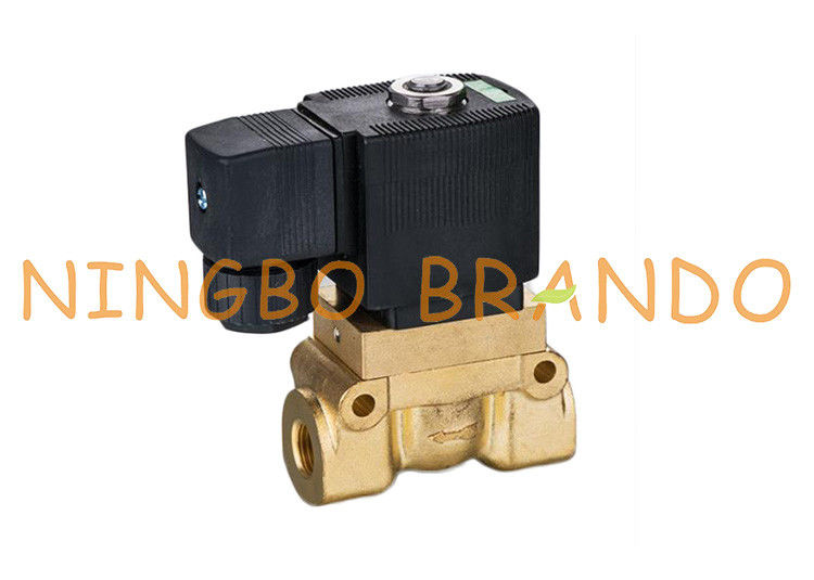 Tipo di valvola solenoide in ottone ad alta pressione servo-assistita a 2/2-way