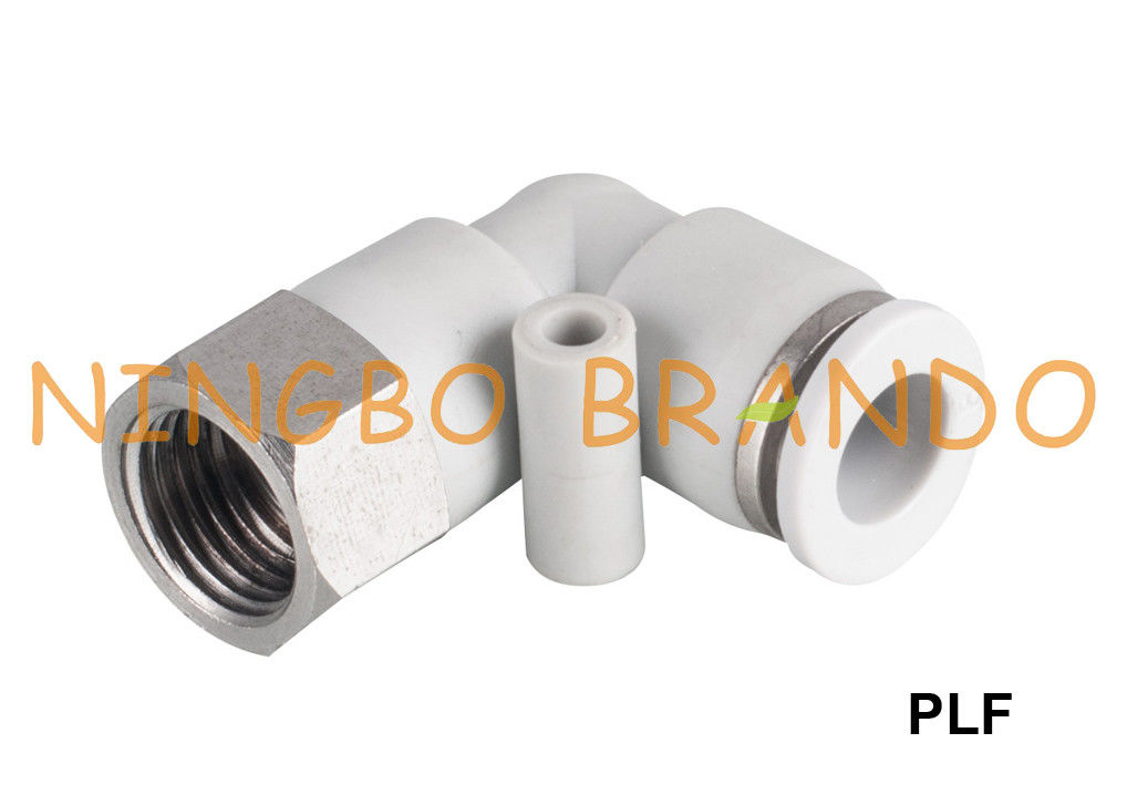 Inserire femminile del gomito di PLF i montaggi di tubo flessibile pneumatici 1/8&quot; 1/4&quot; 3/8&quot; 1/2»