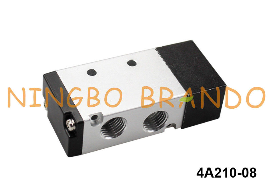 tipo 5/2 singolo pilota Valve Pneumatic di 4A210-08 Airtac dell'aria di modo