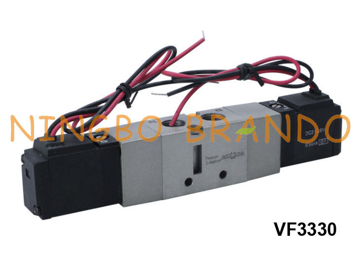 Tipo modo pneumatico 24V 220V di VF3330 SMC dell'elettrovalvola a solenoide dell'aria 5/3