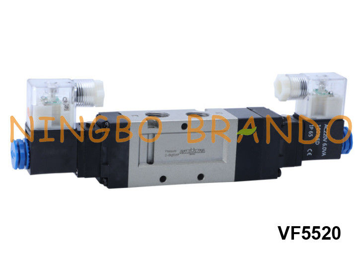 Tipo posizione pneumatica 24V 220V di VF5520 SMC di modo 3 dell'elettrovalvola a solenoide 5