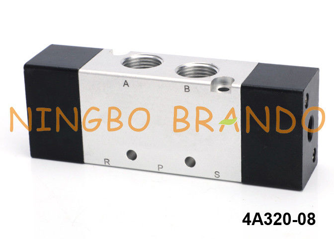 tipo 5/2 doppio pilota Pneumatic Valve di 4A320-08 Airtac di modo 1/4&quot;