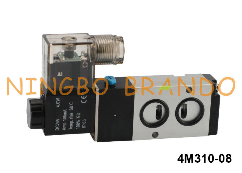 tipo 5 elettrovalvola a solenoide di 4M310-08 Airtac di Namur di posizione di modo 2