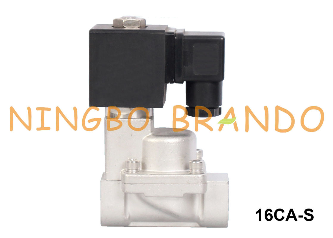 3/8&quot; 1/2» 3/4&quot; 1&quot; elettrovalvola a solenoide elettrica del vapore 24V normalmente chiuso 220V