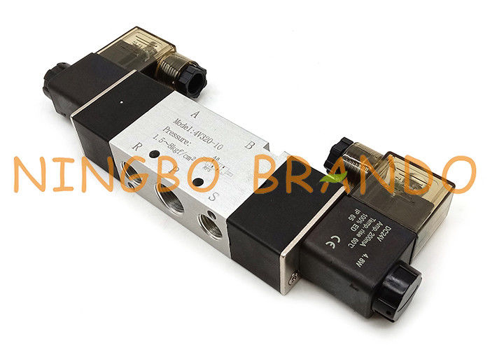 Tipo elettrovalvola a solenoide pneumatica terminale di modo di 4V320-10 3/8&quot; 5/2 di Airtac