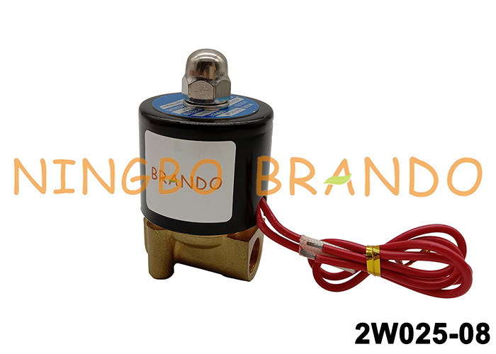 2W025-08 elettrovalvola a solenoide d'ottone di CC 12V 1/4&quot; per il gas d'acqua dell'aria