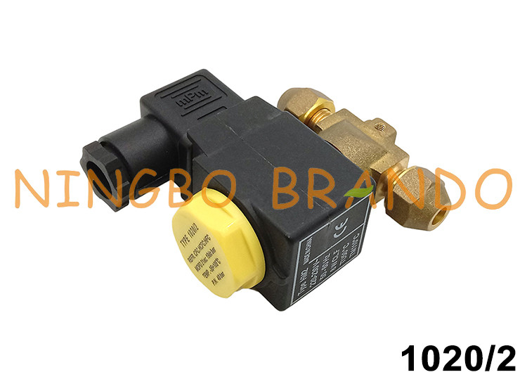 1020/2 di 1/4&quot; SAE Flare Refrigeration Solenoid Valve Castel Type