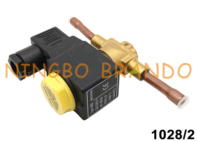 Castel Type 1028/2 di 1/4&quot; elettrovalvola a solenoide della lega per saldatura HM2 AC220V DC24V