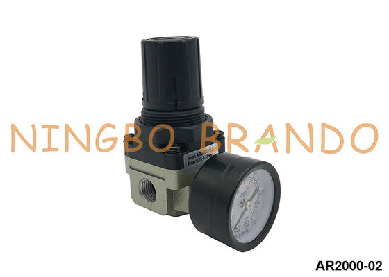 AR2000-02 SMC Type Pneumatic Air Pressure Regulator With Gauge 1/4'' 10 bar