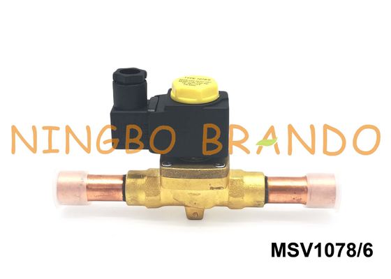 3/4" ODF 1078/6 CASTEL Type Diaphragm Pilot Operated Solenoid Valve 220/230V 50/60Hz