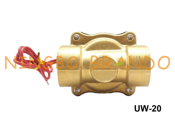 UW-20 2W200-20 3/4" NBR Diaphragm Uni-D Type Water Air Oil Solenoid Valve Normally Closed DC12V AC110V