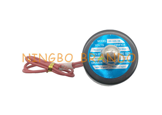 2S025-08 SUS-8 1/4" Inch Normally Closed 2/2 Way Direct Acting Stainless Steel Solenoid Valve For Water Gas Oil