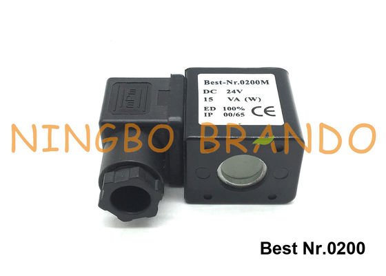 Best-Nr.0200M Solenoid Valve Coil DC24V AC110V AC220V 50Hz 15VA With MPM DIN43650A Connector