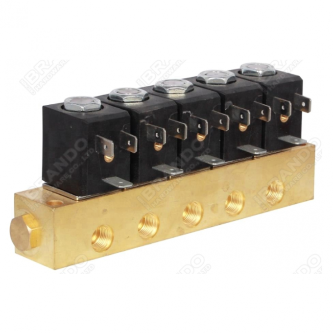 Elettrovalvola a solenoide d'ottone di modo della macchina 2 del caffè di Carimali 220V 230V 18