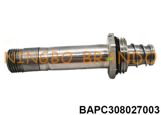 Armatura pneumatica dell'elettrovalvola a solenoide del tubo dell'acciaio inossidabile di 3 vie con il tubo dello stantuffo