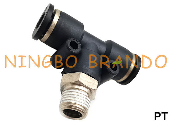 Raccordi per tubi pneumatici a innesto a T a forma di T maschio PT-G