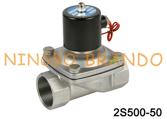 Elettrovalvola acqua 2S500-50 2" Acciaio inossidabile 24V 110V 220V